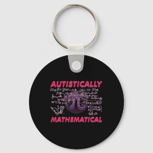 Autistically Mathematical Pi Equations Theme Key Ring