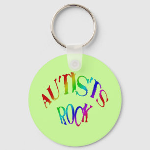 Autists Rock Keychain