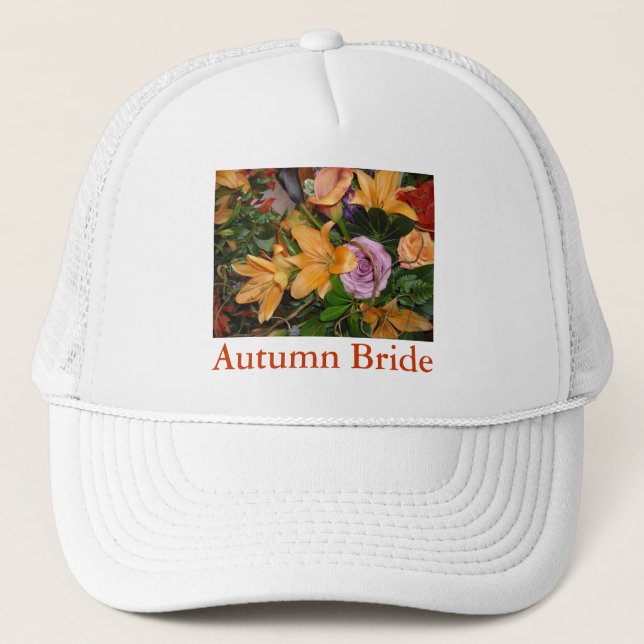 Autnum Bride Trucker Hat (Front)