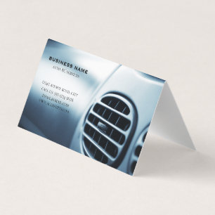 auto ac service business card