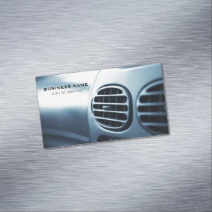 auto ac service 	Magnetic business card