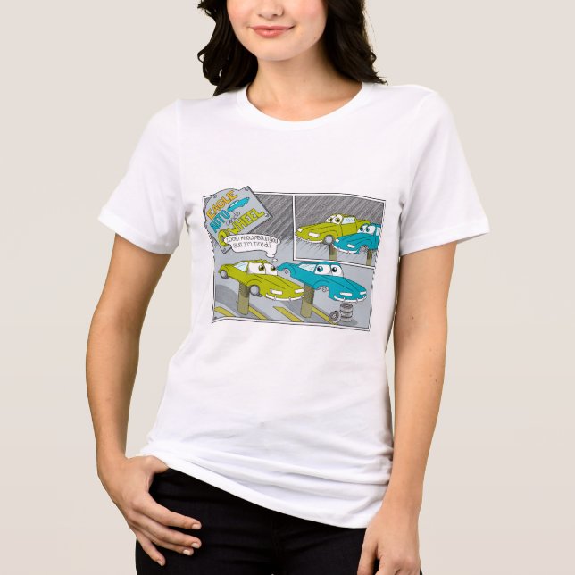 Auto and Tire Tri-Blend Shirt (Front)