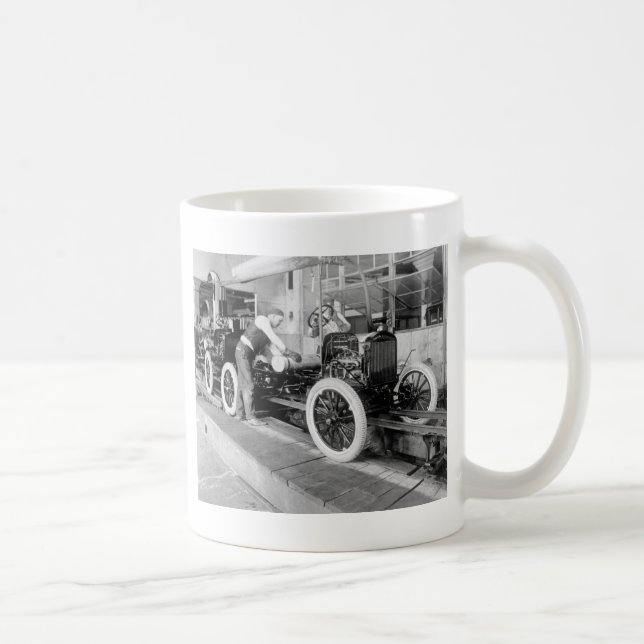 Auto Assembly Line, 1920s Coffee Mug (Right)