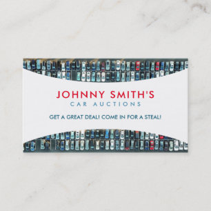 Auto Auctions Slogans Business Card