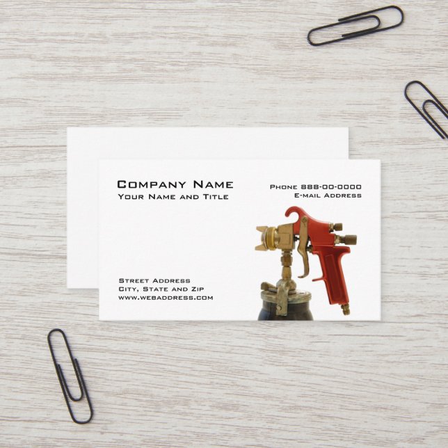 Auto Body Business Card (Front/Back In Situ)