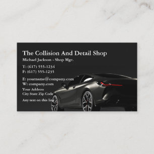  Auto Body Business Card