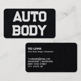 Auto Body Business Card