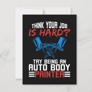 Auto Body Painter Hard Job Card