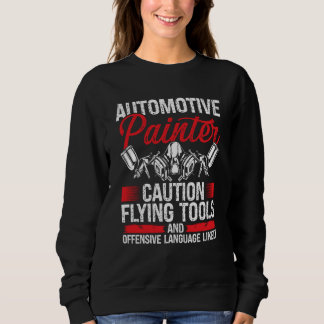 Auto Body Painting Autobody Technician Car Detaile Sweatshirt