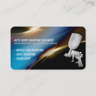Auto Body Painting   Professional Business Card