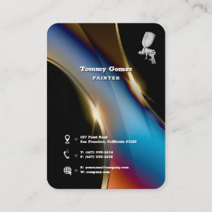 Auto Body Painting   Professional Business Card