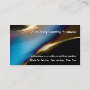 Auto Body Painting   Professional Business Card