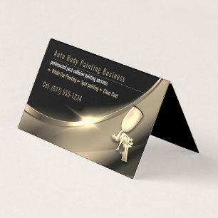 Auto Body Painting   Professional Business Card