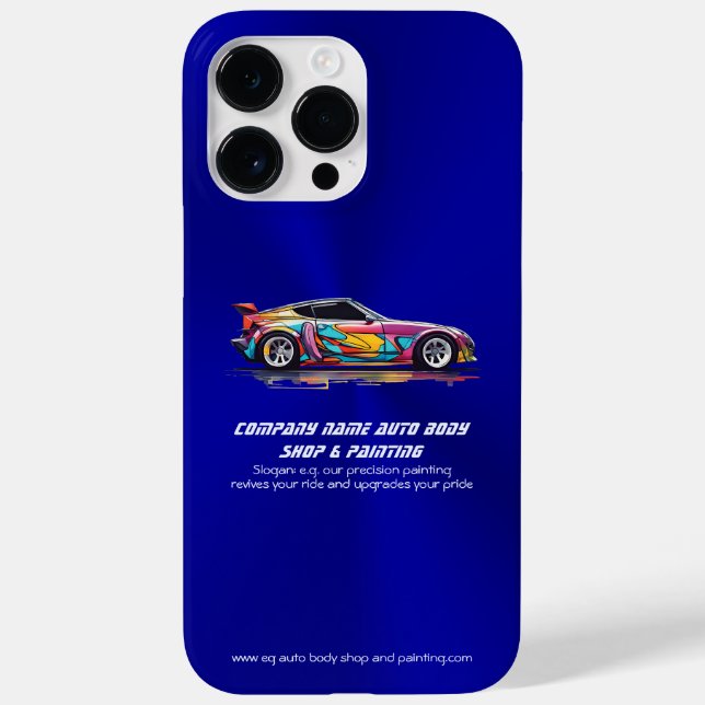 Auto body shop and precision painting Case-Mate iPhone case (Back)
