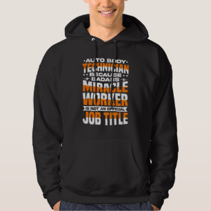Auto Body Technician Car Mechanic Car & Vehicle Hoodie