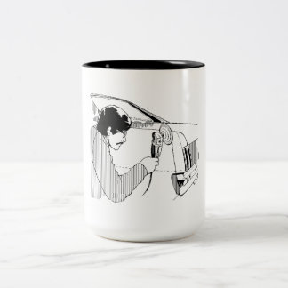 Auto Body Worker Two-Tone Coffee Mug