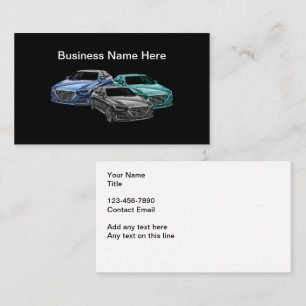 Auto Broker Automotive Business Card Design