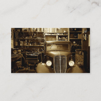 Auto Car Mechanic Technician Repair Service Shop Business Card
