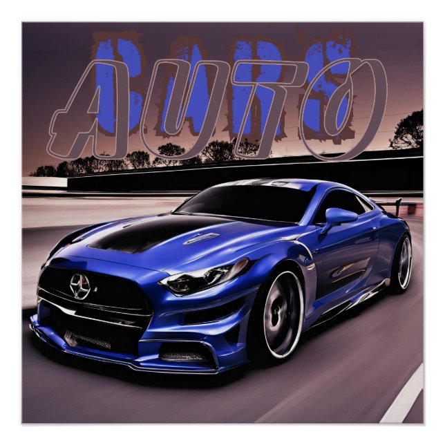 AUTO CAR POSTER (Front)