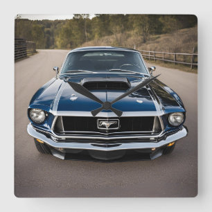 AUTO CAR SQUARE WALL CLOCK