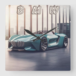 AUTO CAR SQUARE WALL CLOCK