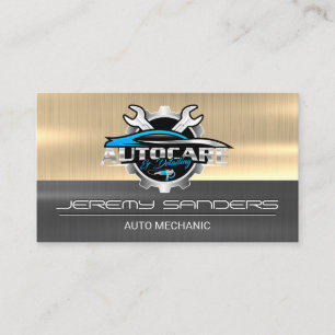 Auto Care Wrenches Mechanic Services Business Card