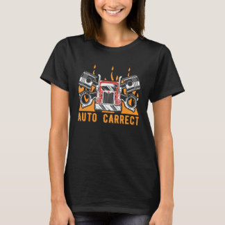 Auto Carrect Mechanic Dad Jokes Car Repair Punchli T-Shirt