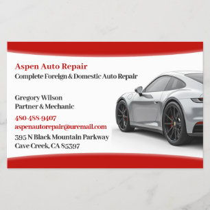 Auto Cars Flyer