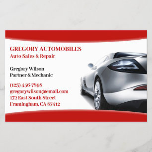 Auto Cars Flyer