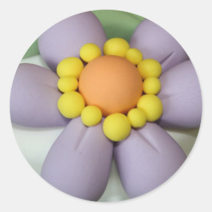 Auto colante Flower of Sugar Classic Round Sticker