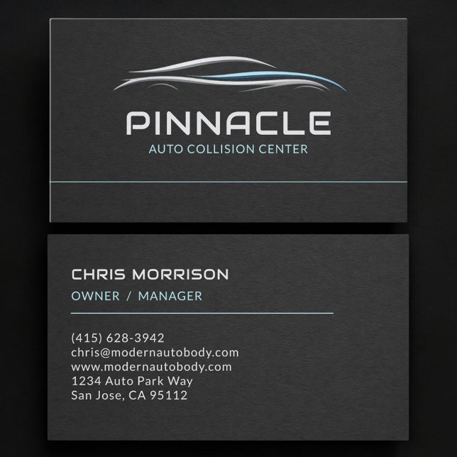 Auto Collision Center Professional Business Card (Creator Uploaded)