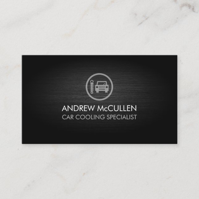 Auto Cooling Specialist Car Air Conditioning Business Card (Front)
