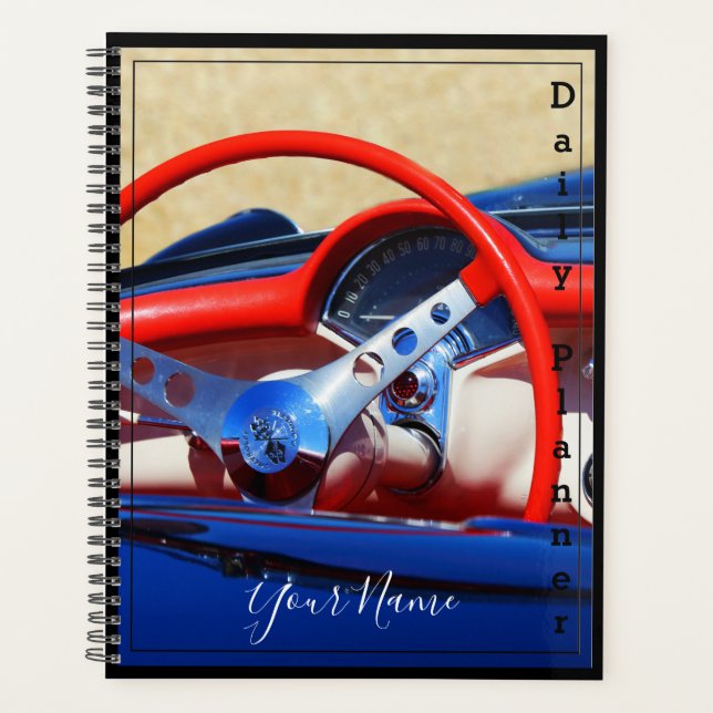 Auto Corvette  - Daily Planner- HAMbWG Planner (Front)