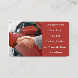 Auto Dealer Business image for business-card Card