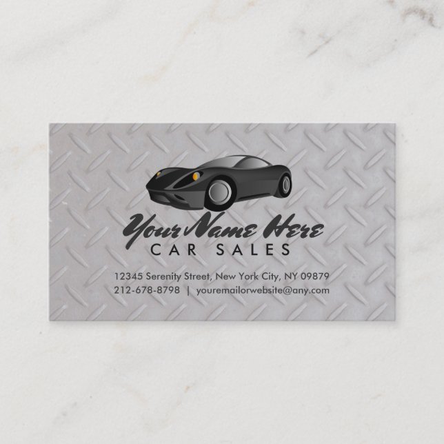 Auto Dealership Business Cards (Front)