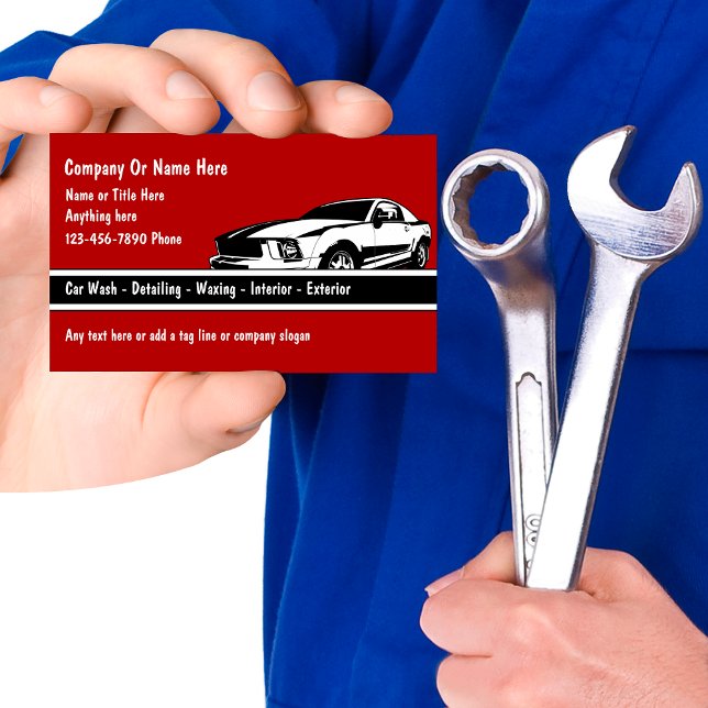 Auto Detail Business Cards (Creator Uploaded)