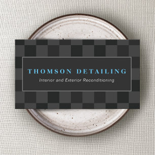 Auto Detailer and Auto Body Repair  Business Card