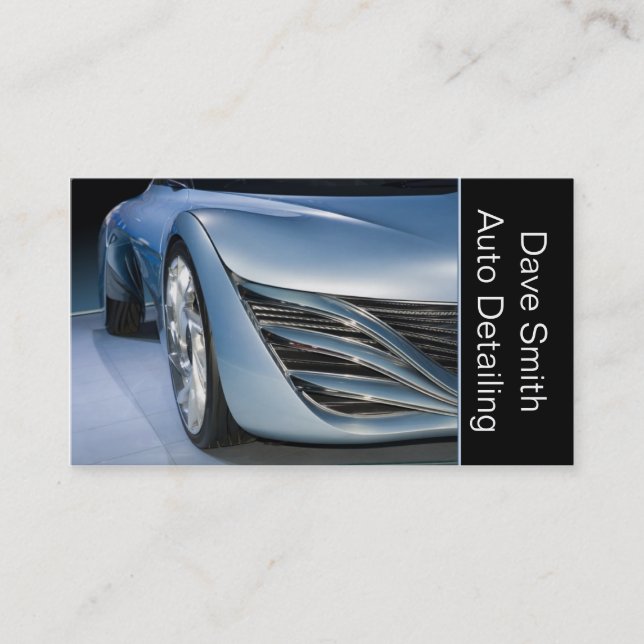 Auto Detailer Business Card (Front)