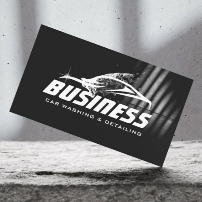 Auto Detailing Automotive Professional Car Business Card (Creator Uploaded)