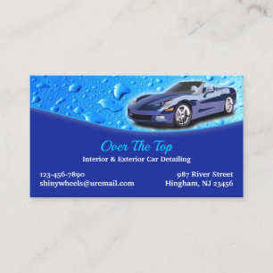 Auto Detailing Business Card
