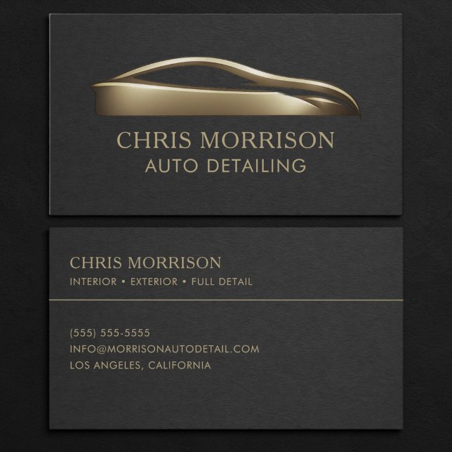Auto Detailing Business Card (Creator Uploaded)