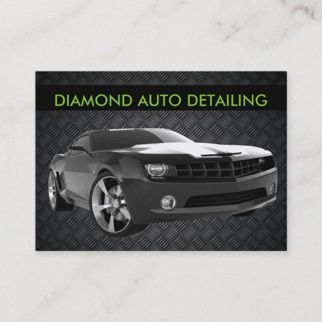 Auto Detailing Business Card (Front)
