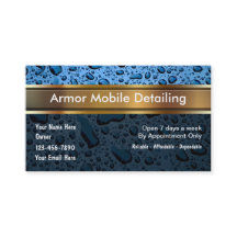 Auto Detailing Business Cards