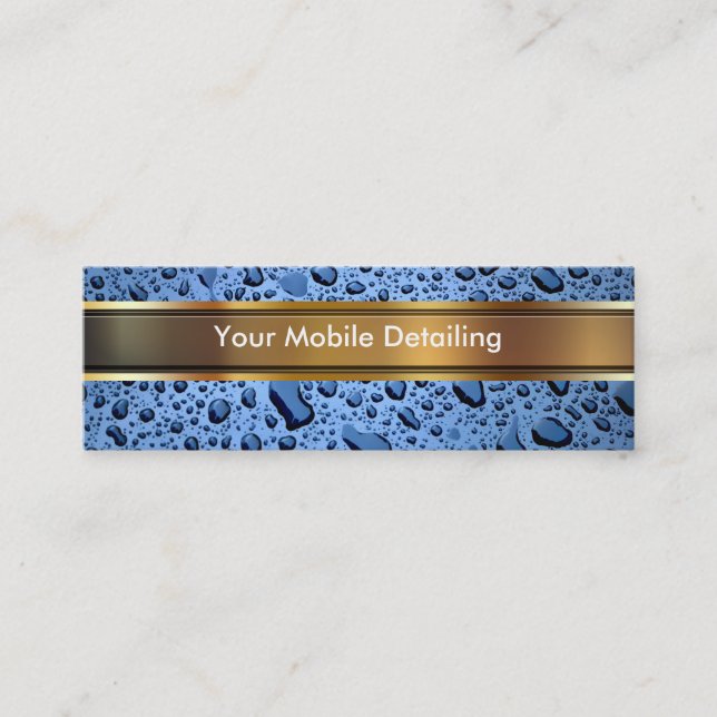 Auto Detailing Business Cards (Front)