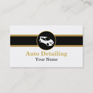 Auto Detailing Business Cards