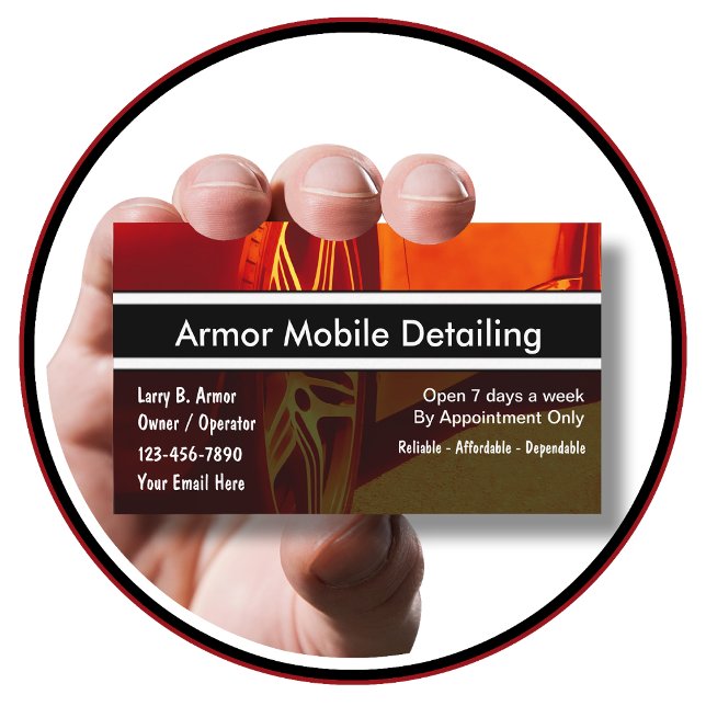 Auto Detailing Business Cards (Creator Uploaded)