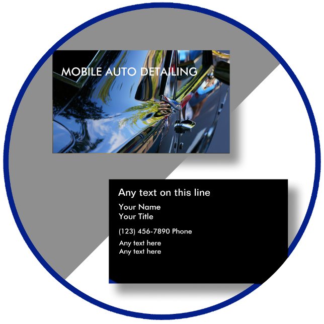 Auto Detailing Business Cards (Auto Detailing Business Cards by CustomBusinessTemplates)