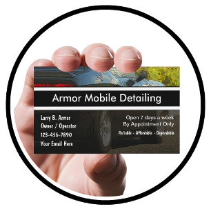 Auto Detailing Business Cards