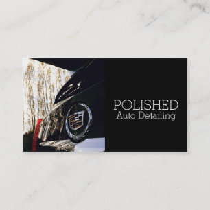 Auto Detailing Car Wash Service Business Card