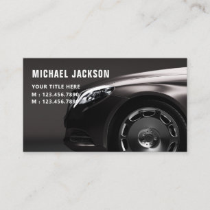 Auto Detailing Cleaning Auto Repair Business Card